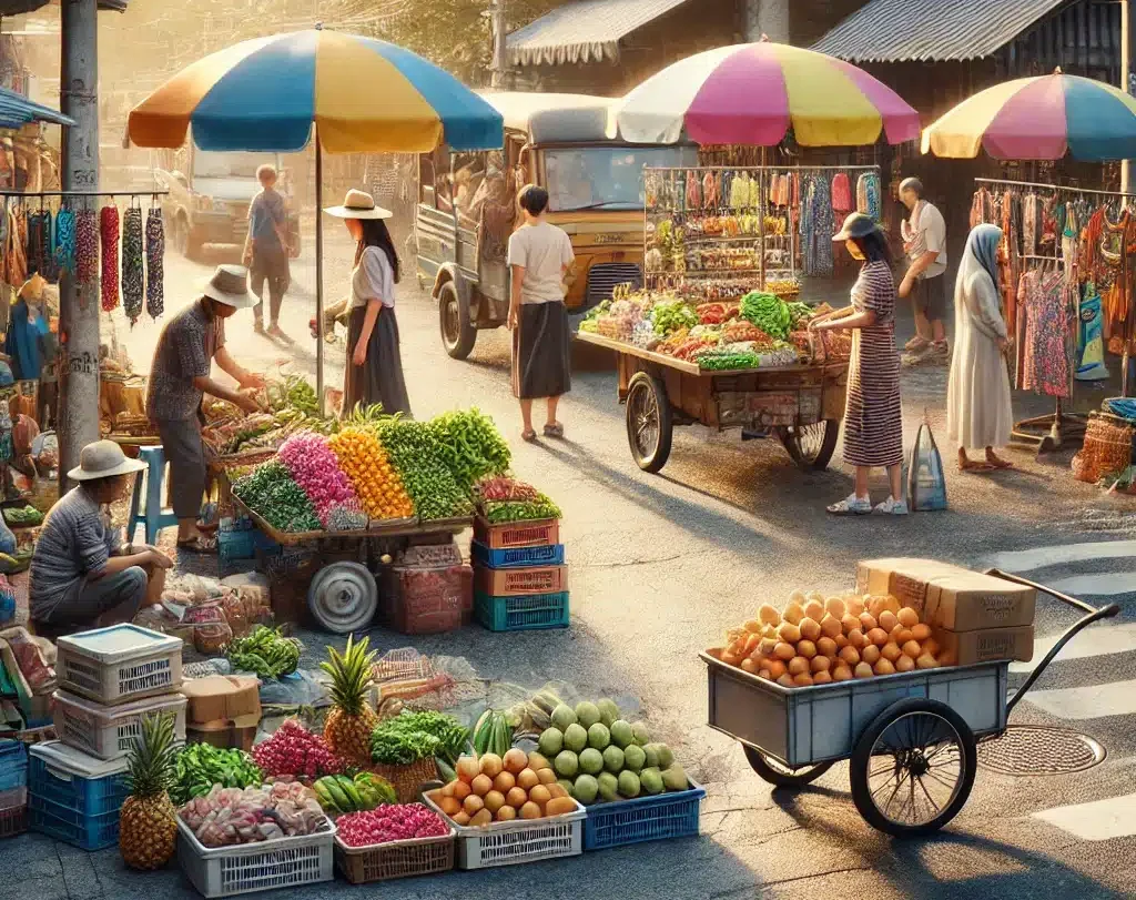 دستفروشی یا خرید و فروشهای کوچک و محلی